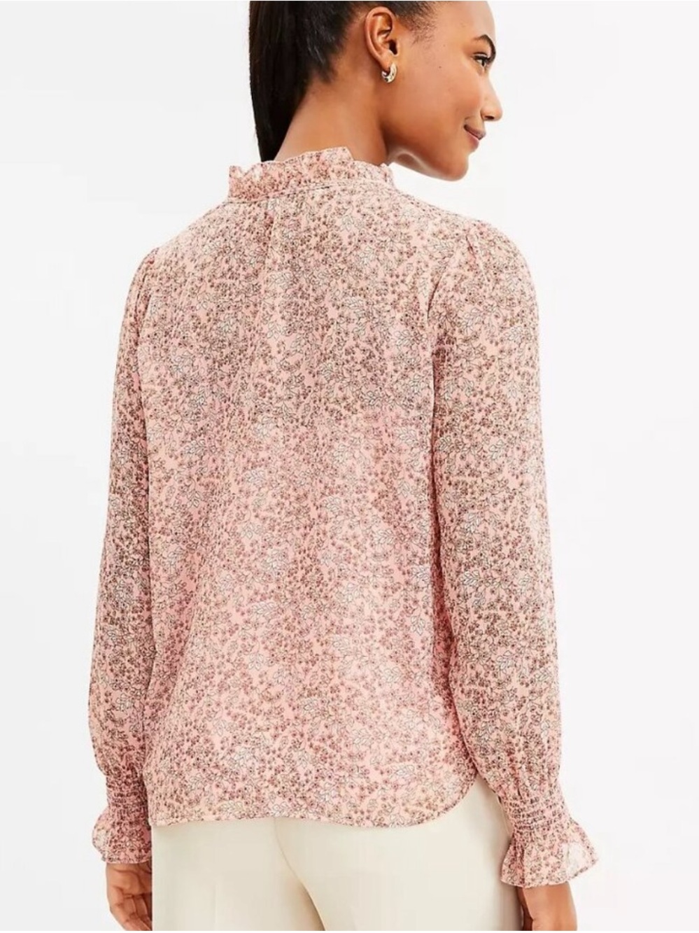 Loft Women's Pink Blouse